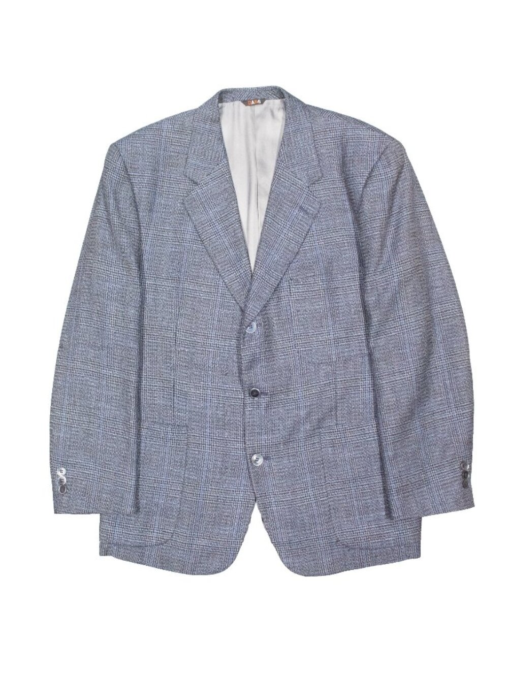 Vintage Coppley for Daks Blazer Wool Silk Tweed Sport Coat Blue Canada 44R